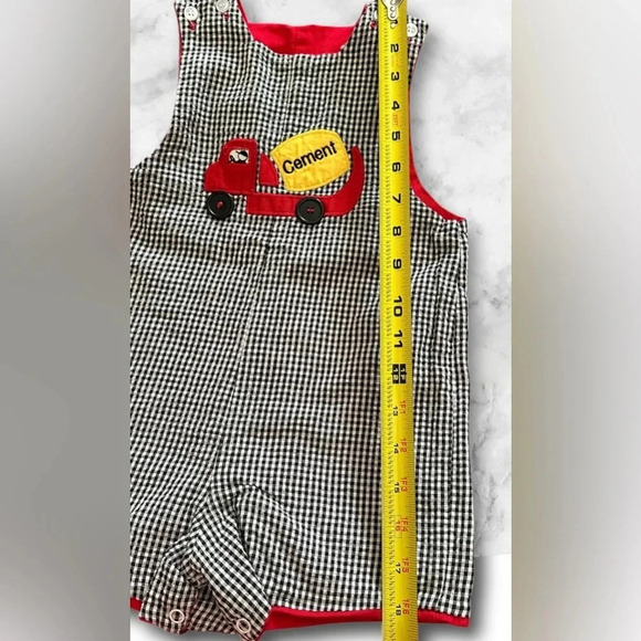 Bailey Boys Reversible Golf and Cement Truck Romper 18 months - Picture 3 of 8